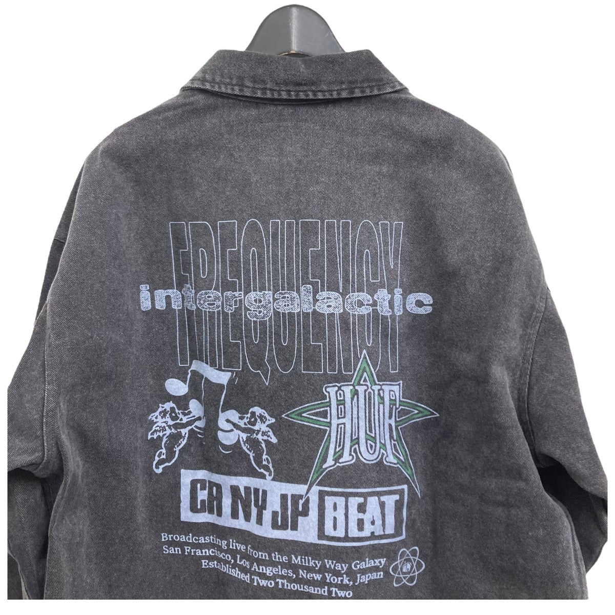 HUF 古着・中古 ハフのINTERGALACTIC FREQUENCY ZIP SHACKET デニムジャケットです。