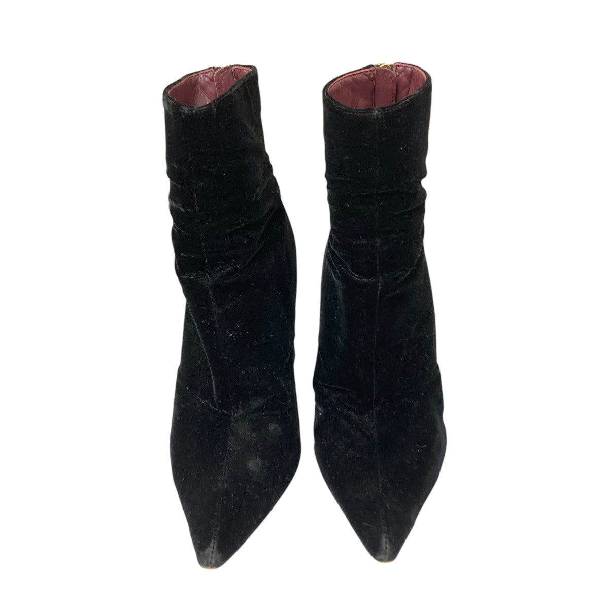 velvet pointed toe bootsベルベットポインテッドトゥブーツ