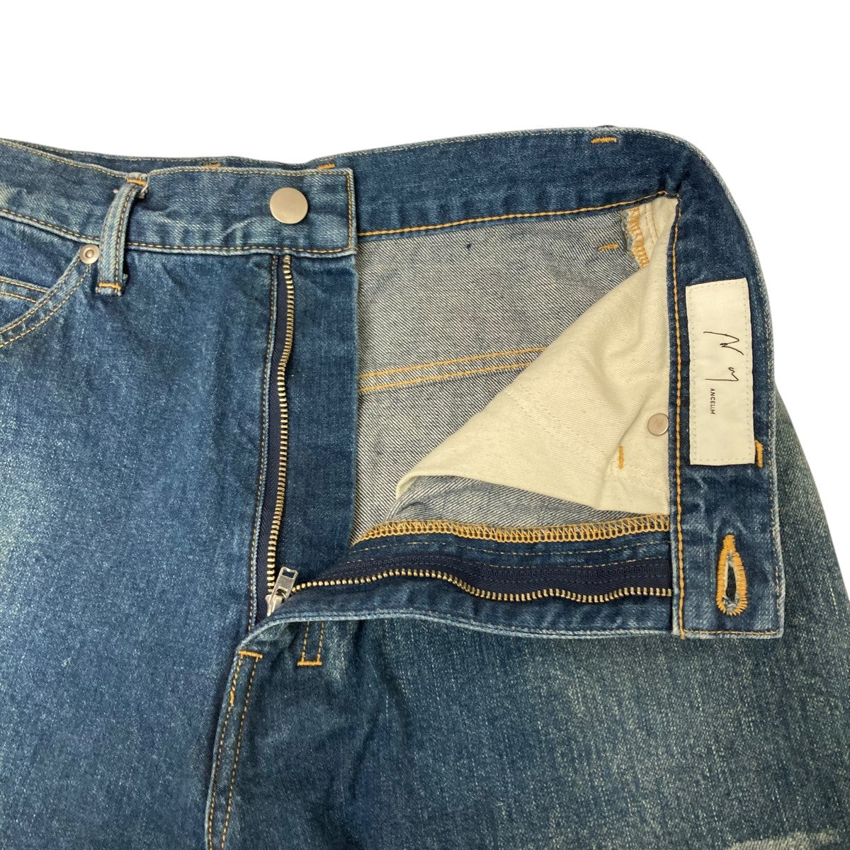 ANCELLM(アンセルム) AGING LOOSE TAPERED 5P DENIM PANTS