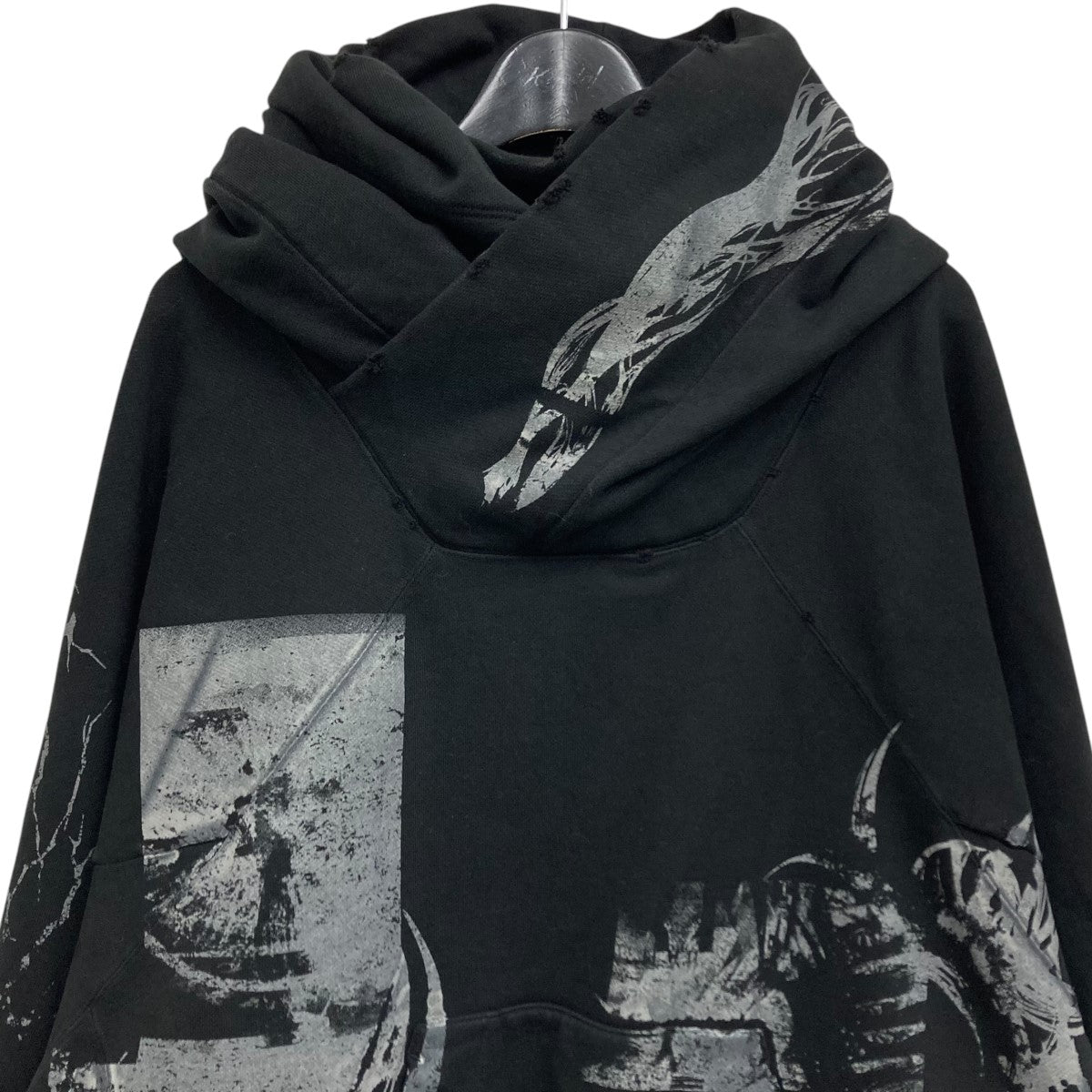 JULIUS(ユリウス) 24SS Solar Neo-Goth High Neck Hoodie プル