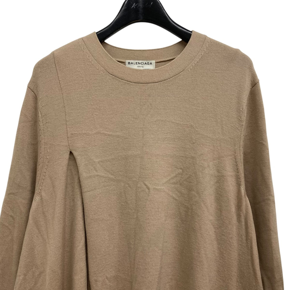 BALENCIAGA(バレンシアガ) ニットワンピース 359670 ベージュ サイズ