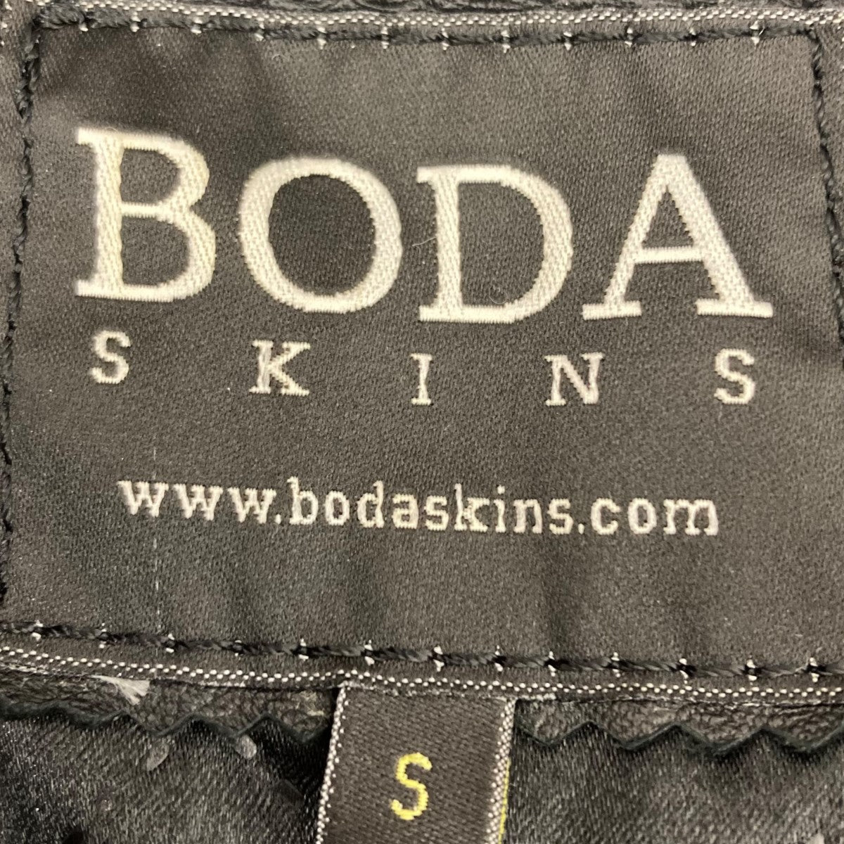 BODA SKINS 古着・中古 ボーダスキンズのレザーライダースジャケットです。