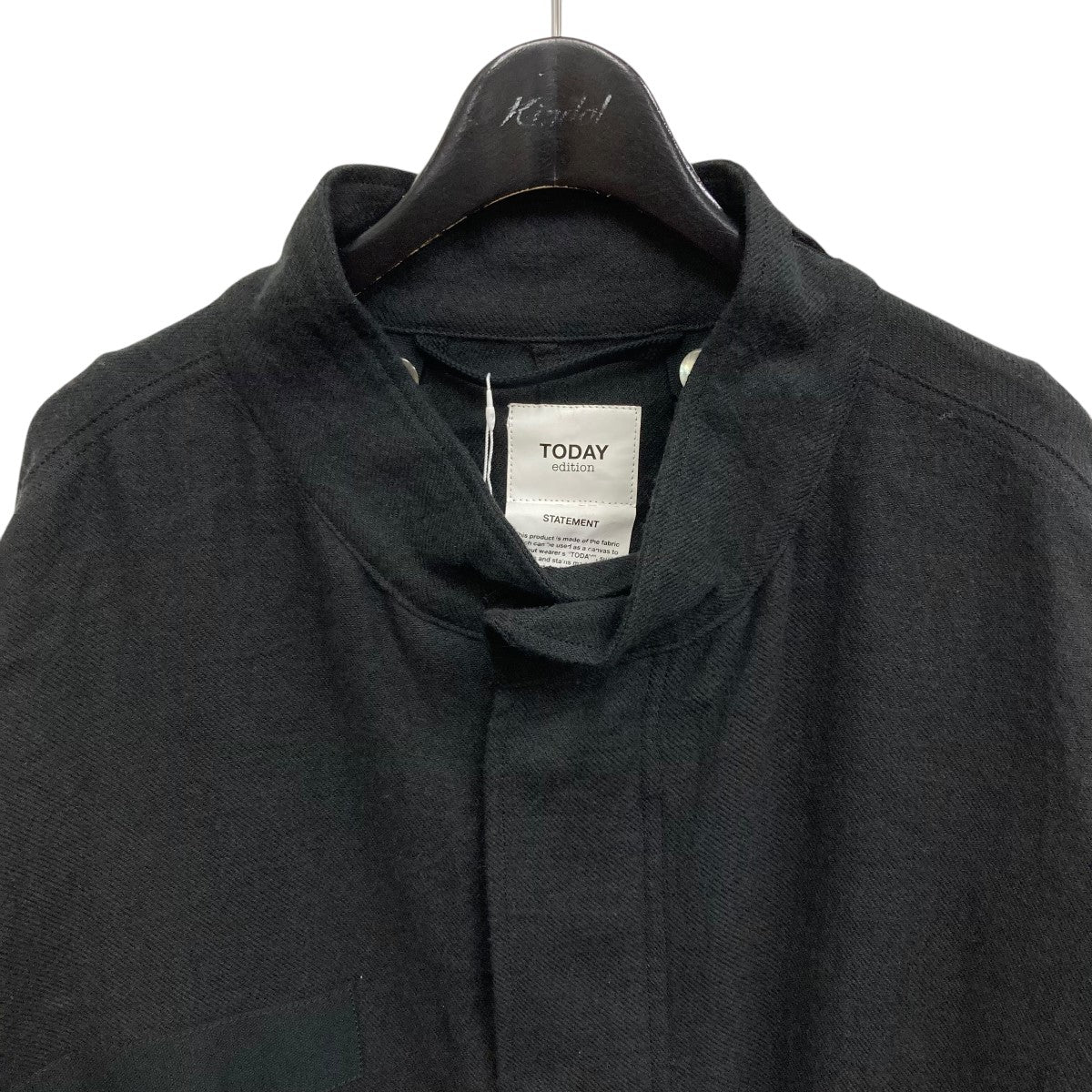 TODAY edition(トゥデイエディション) ウールリネンモッズコート