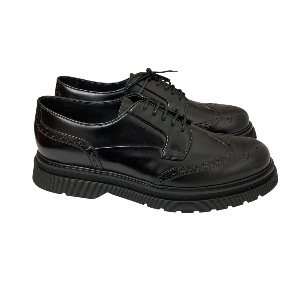 PRADA(プラダ) Lug Sole Brogues ウィングチップシューズ 2EE307