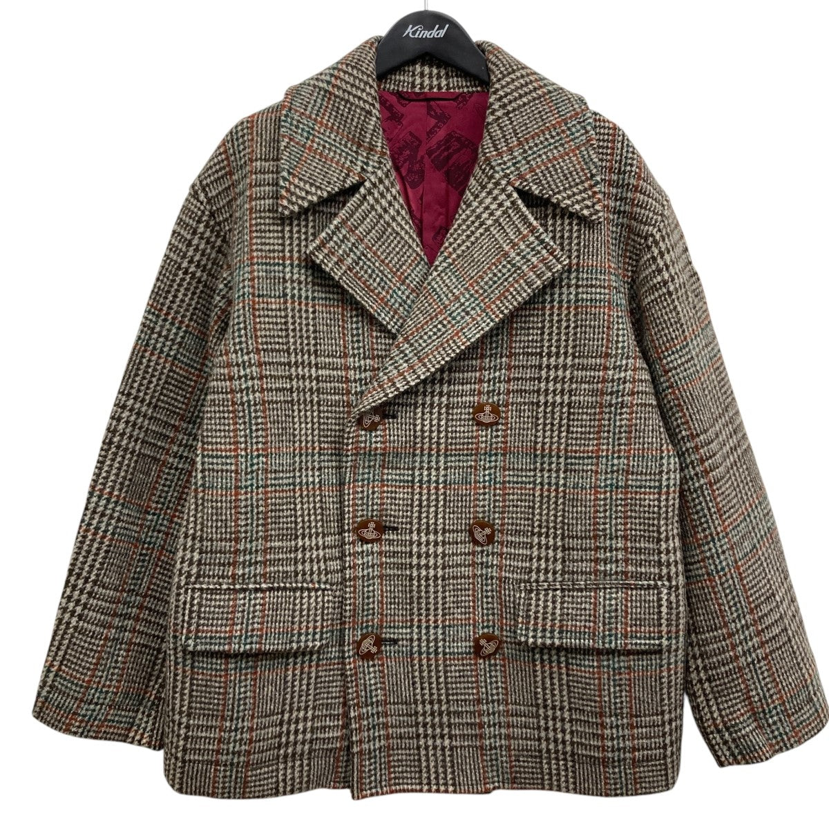 Vivienne Westwood MAN カシミヤ混　ピーコート　ダブル　S ヴィヴィアンウエストウッドマン Vivienne Westwood MAN