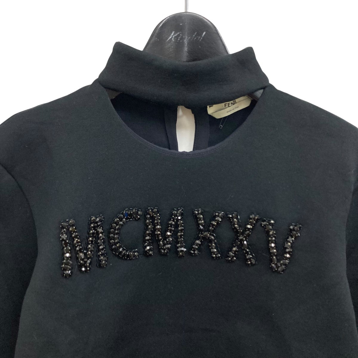 FENDI(フェンディ) FENDI MCMXXV ビジュー装飾 スウェット