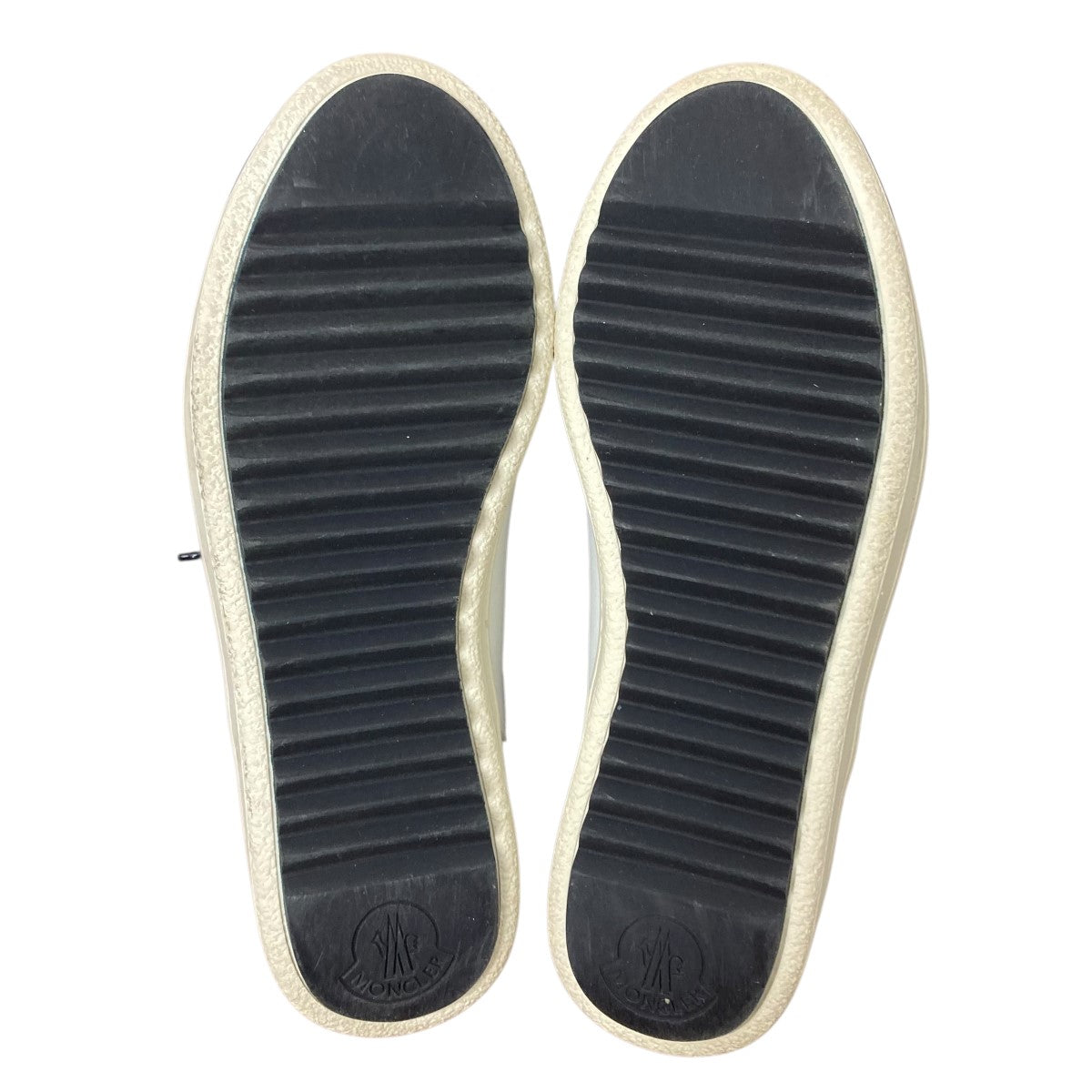 MONCLER スニーカー ホワイト/ネイビー MONCLER(モンクレール) スニーカー ホワイト×ネイビー サイズ 36
