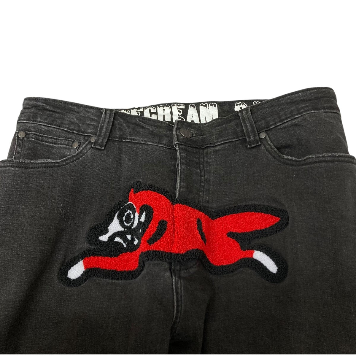 Ice Cream 22AW Running Dog Jean ’Black’ ランニングドッグデニムパンツ 古着・中古-3枚目のアイテム画像