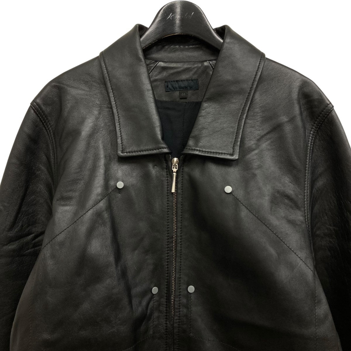 omar afridレザージャケット OMAR AFRIDI / PADDED LEATHER BLOUSON | LIVING