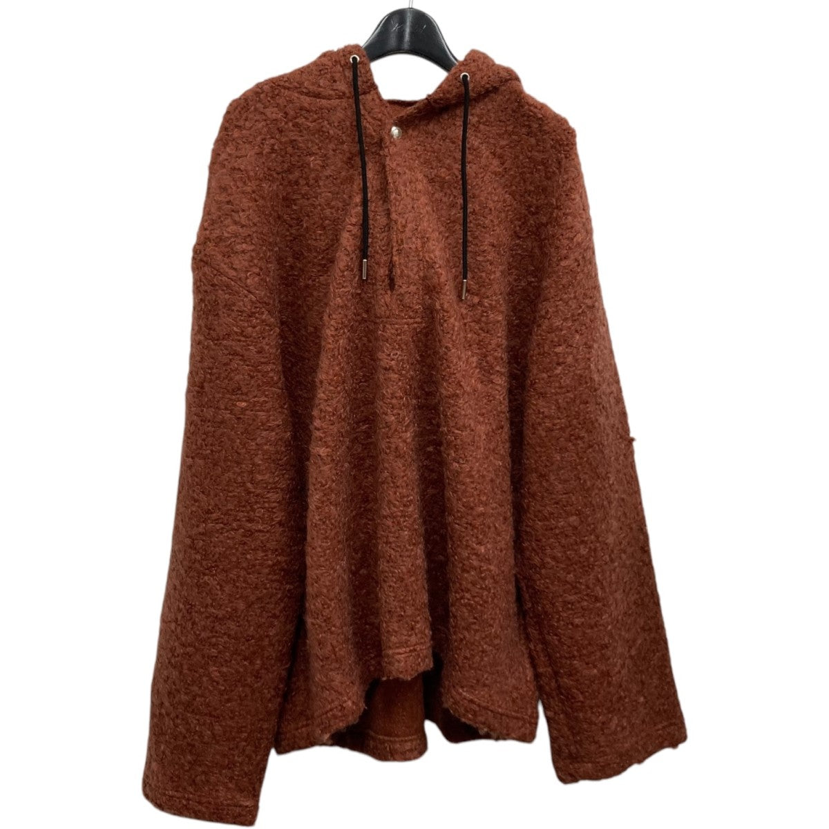 LOOP TWEED SLIT HOODIE プルオーバーパーカー