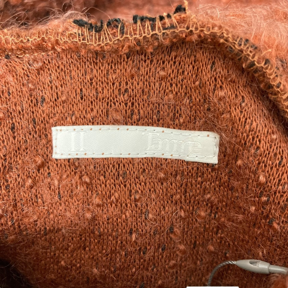 LOOP TWEED SLIT HOODIE プルオーバーパーカー