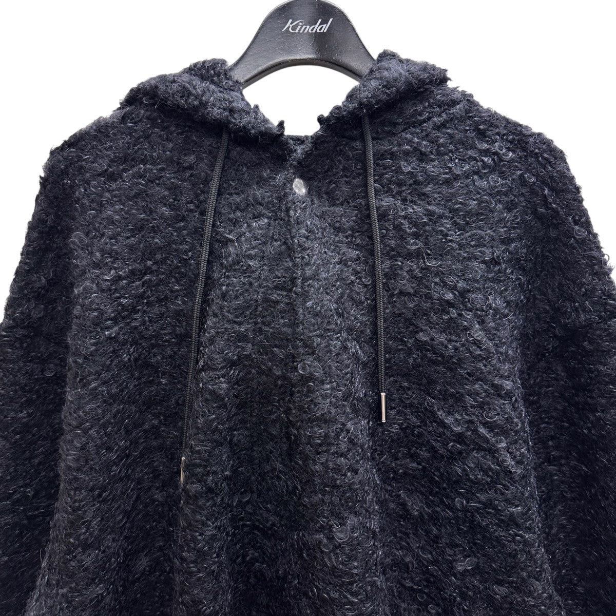 LOOP TWEED SLIT HOODIE プルオーバーパーカー