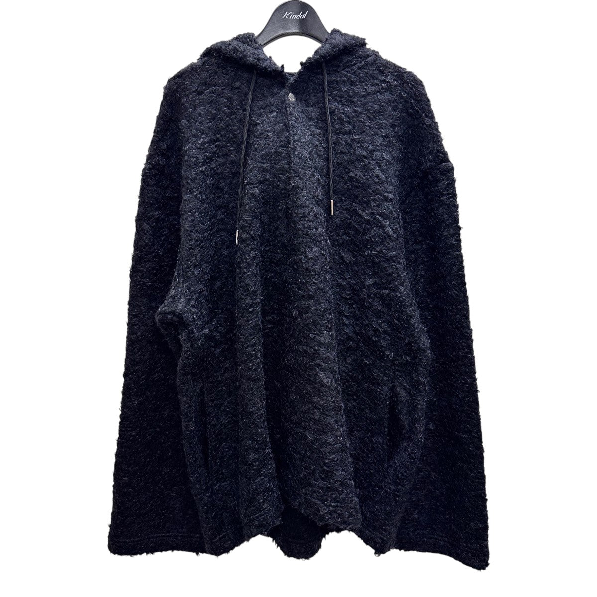 LOOP TWEED SLIT HOODIE プルオーバーパーカー