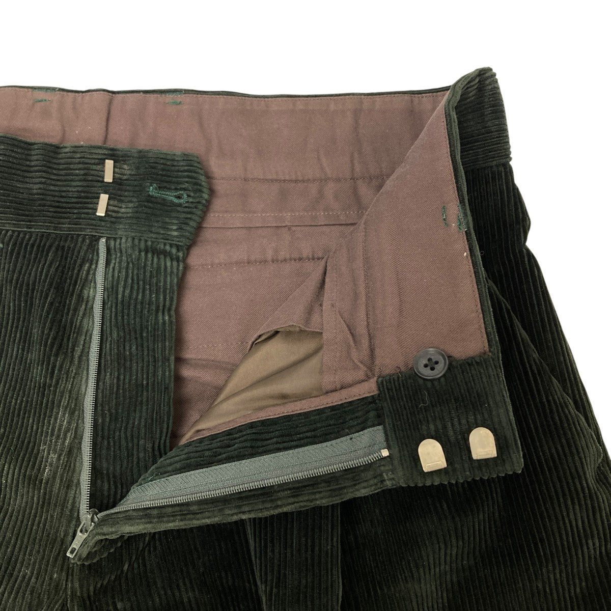 KOLOR(カラー) コーデュロイパンツ 24WCM-P08103 グリーン