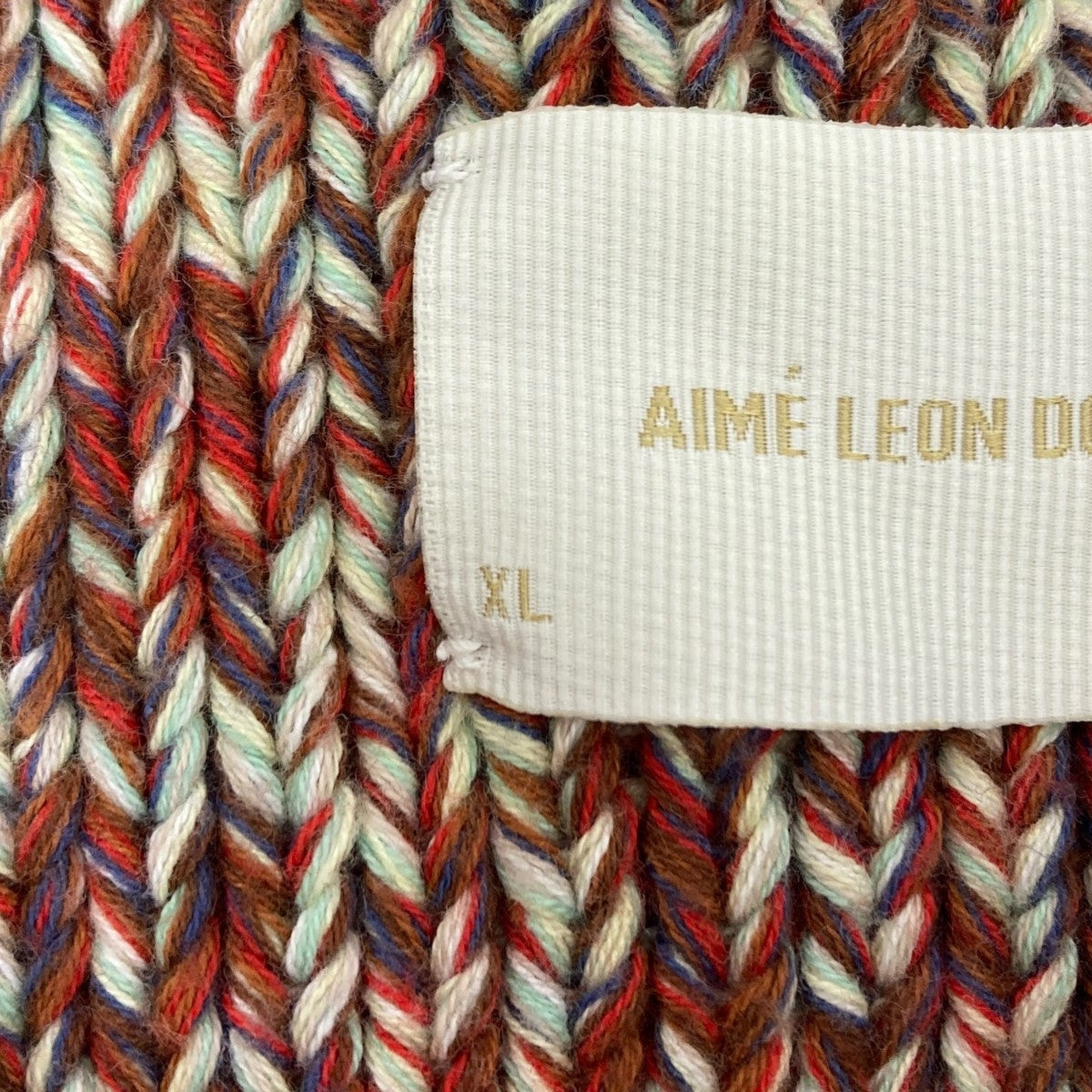 Aime Leon Dore(エメ レオン ドレ) クルーネックニット レッド