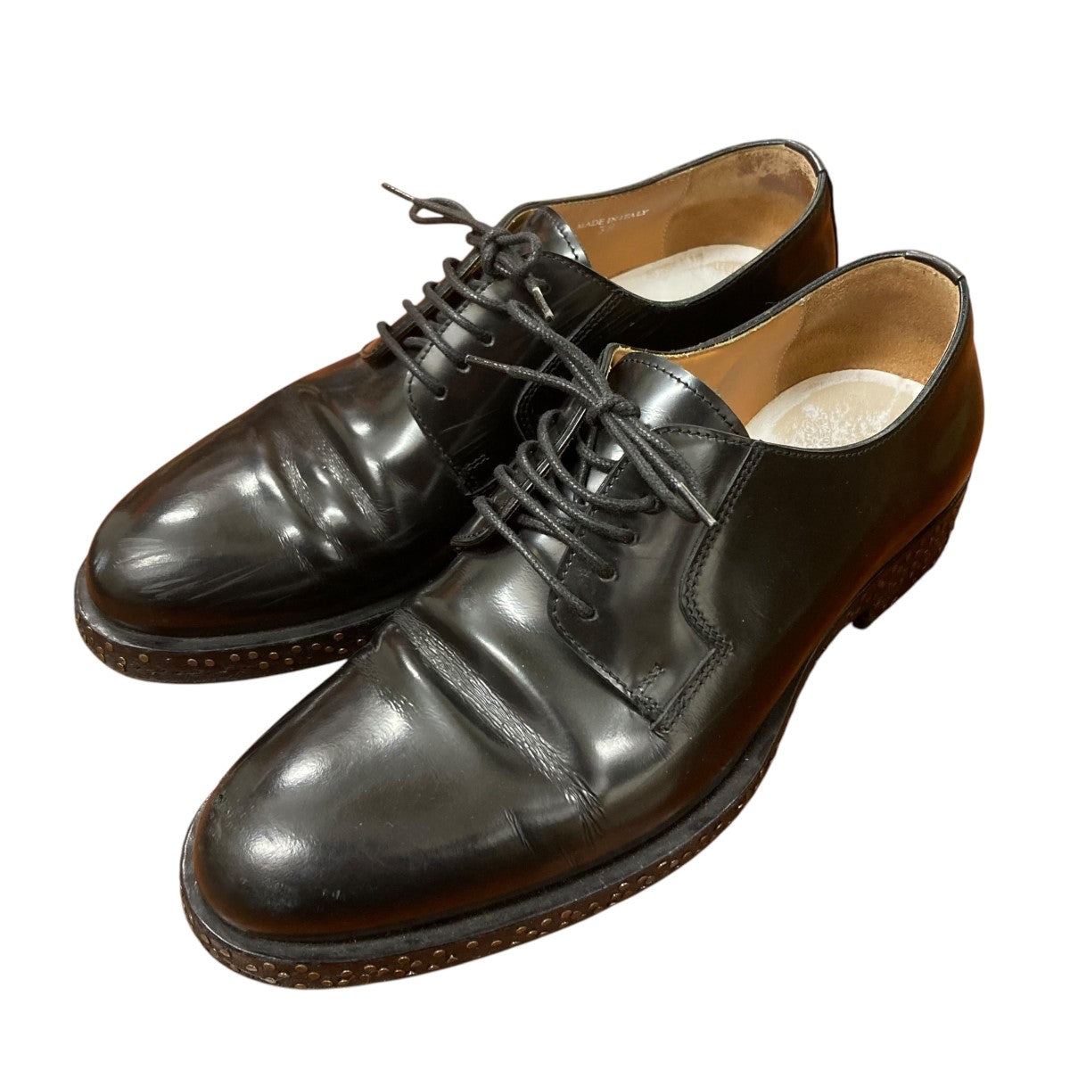 Maison Margiela(メゾンマルジェラ) レザーシューズ ブラック サイズ