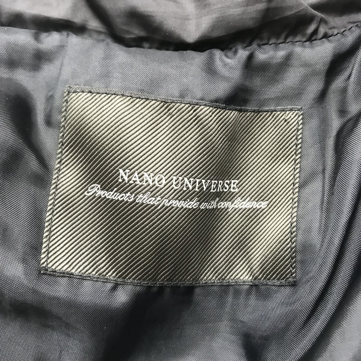 nano・universe ダウンジャケットNUW12DWW002SK 古着・中古-3枚目のアイテム画像