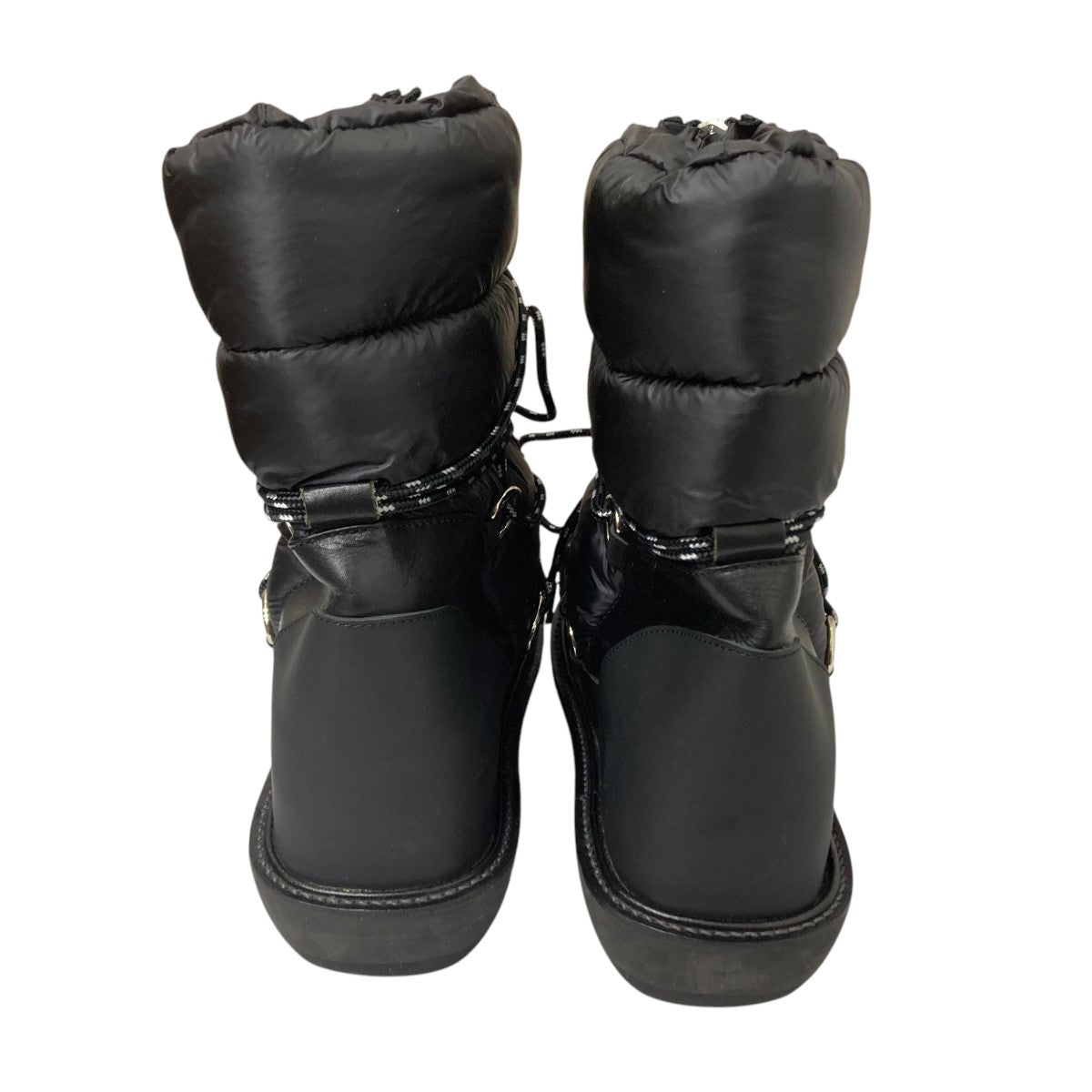 A.P.C. SACAI ブラック サンダル ストラップ付き sacai×A．P．C． ストラップサンダル ブラック×ベージュ サイズ