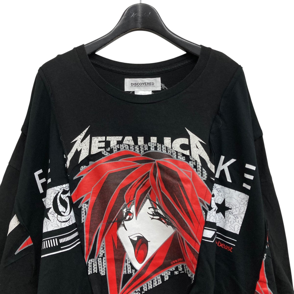 DISCOVERED beauty：beast RE-MAKE S S TEE TYPE 2 BLACK 再構築Tシャツ 古着・中古-3枚目のアイテム画像