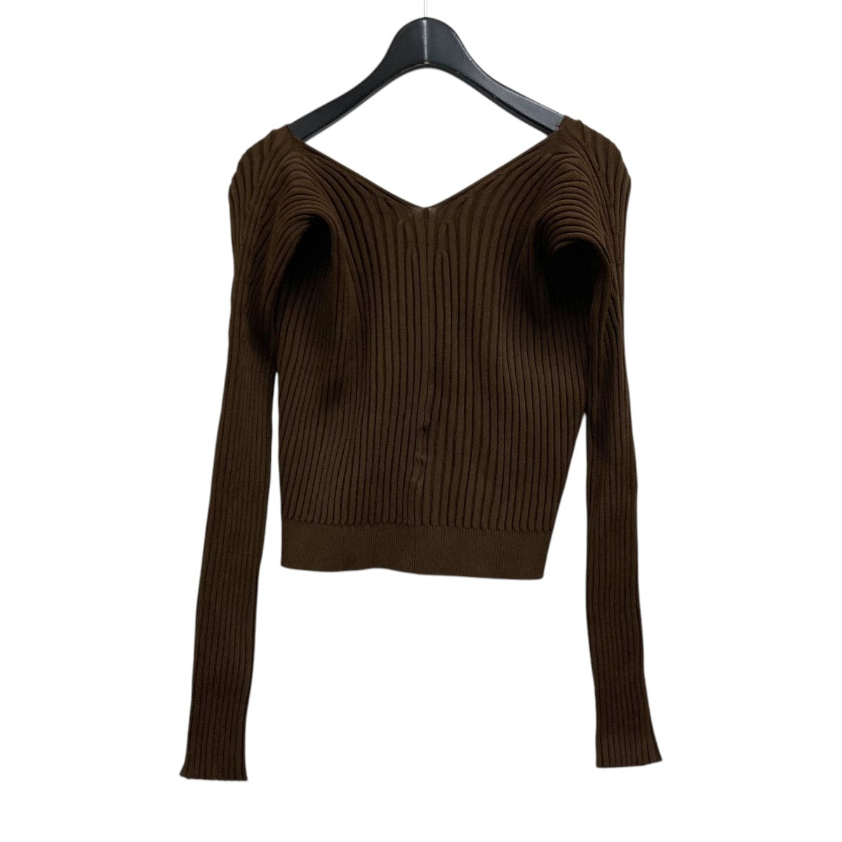 ジャックムス JACQUEMUS プレートカーディガン ブラウン サイズ：36 JACQUEMUS(ジャックムス) プレートカーディガン ブラウン サイズ