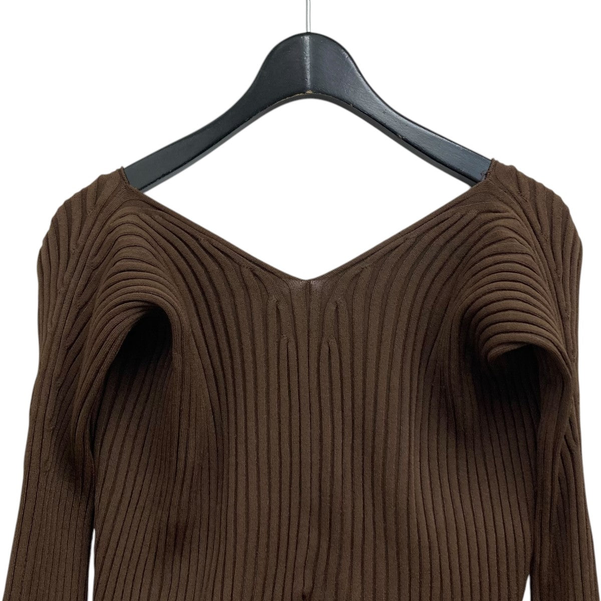 ジャックムス JACQUEMUS プレートカーディガン ブラウン サイズ：36 JACQUEMUS(ジャックムス) プレートカーディガン ブラウン サイズ