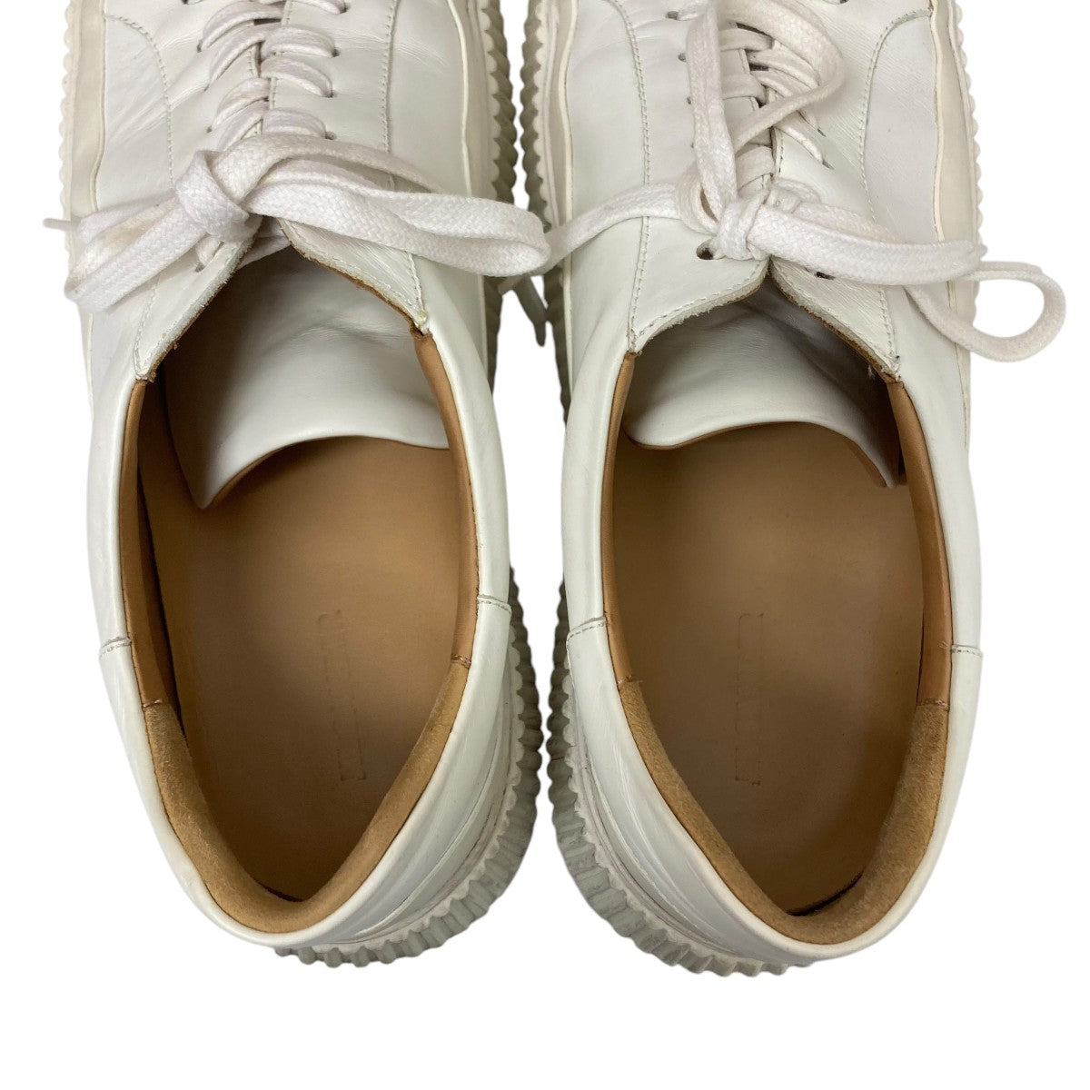 【美品】JILSANDER ジルサンダー プラットフォーム スニーカー ホワイト JIL SANDER(ジルサンダー) プラットフォームスニーカー ホワイト