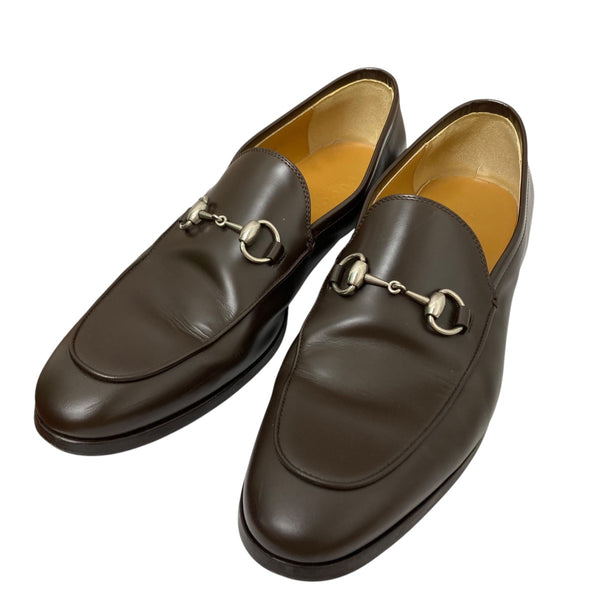 GUCCI(グッチ) ホースビットローファー 795116 ブラウン サイズ 9