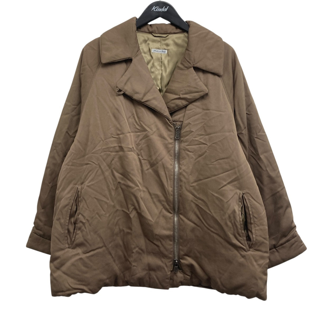 美品 ジョルジオアルマーニ ドロストコート カーキ サイズ44*YC787 美品 ジョルジオアルマーニ ドロストコート カーキ サイズ44