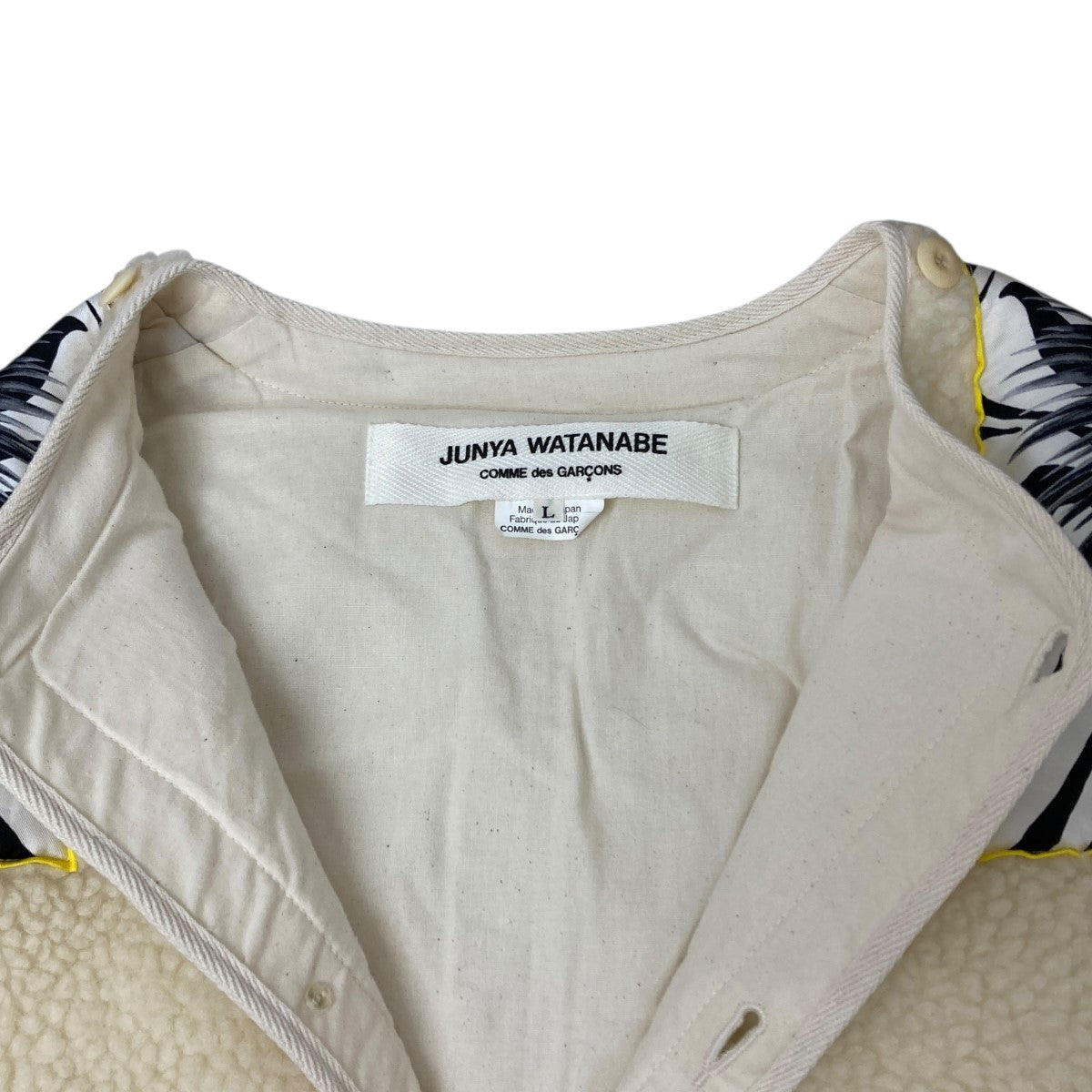 JUNYA WATANABE×VERSACE Versace Long Bomber Jacket ボアジャケット