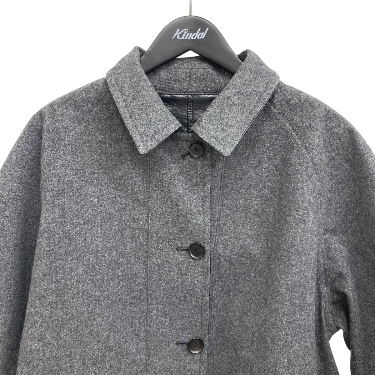 AURALEE(オーラリー) リバーシブルコート A20AC01WE グレー×ブラック