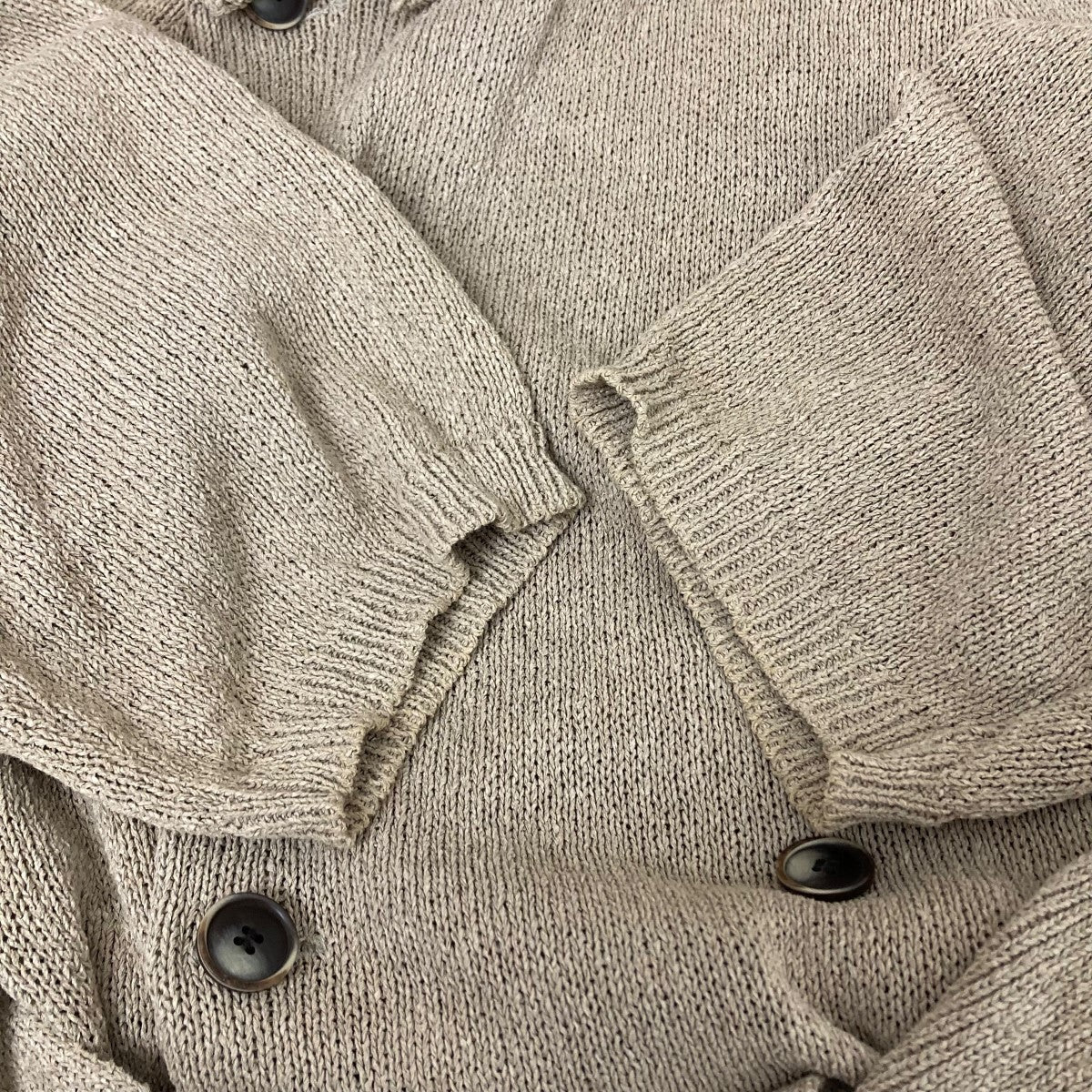 Kota Gushiken(コウタ グシケン) KNITTED WASHI TRENCH COAT