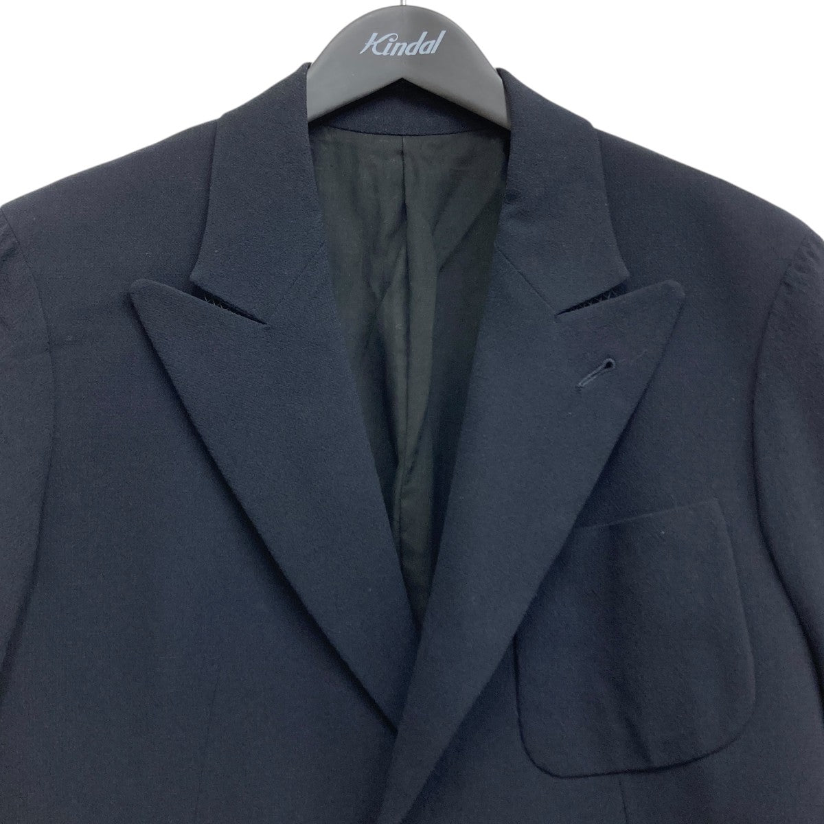 Kozaburo ウールツイル ブラック テーラードジャケット サイズ2 KOZABURO(コーザブロウ) テーラードジャケット ブラック サイズ