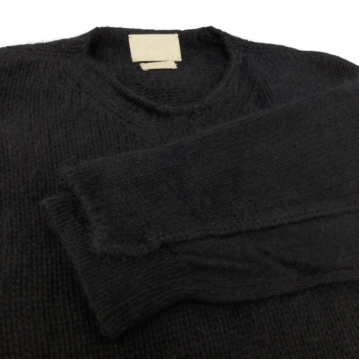 YOKE(ヨーク) モヘアニット YK21AW0286S ブラック サイズ 3