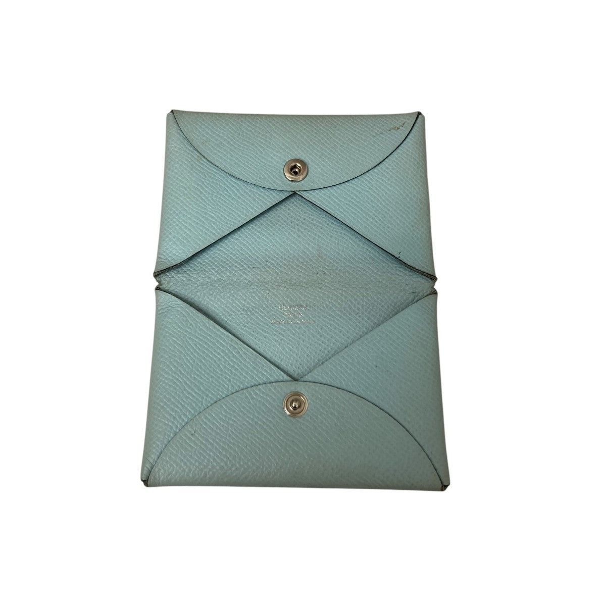 HERMES(エルメス) A刻印カルヴィカードケース ブルーアトール