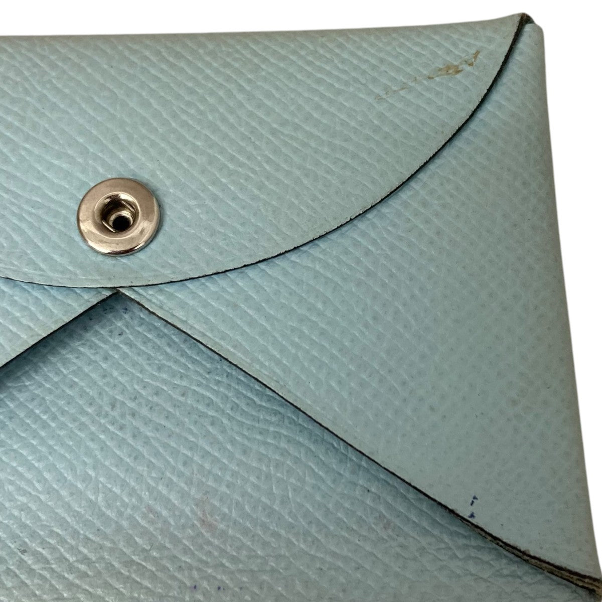 HERMES(エルメス) A刻印カルヴィカードケース ブルーアトール