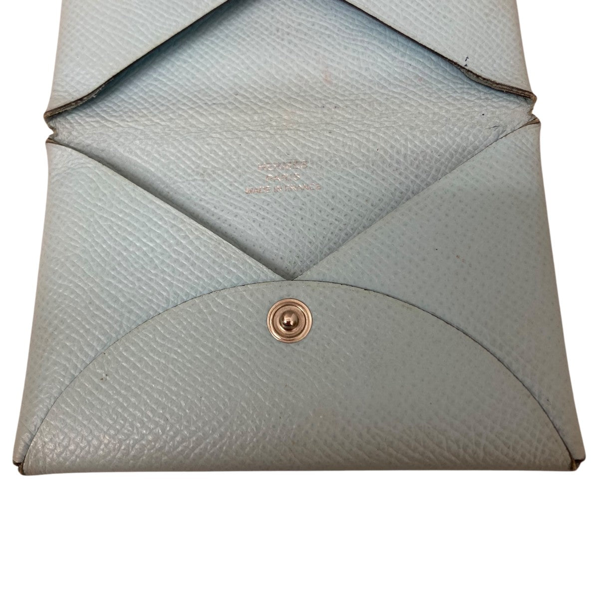 HERMES(エルメス) A刻印カルヴィカードケース ブルーアトール