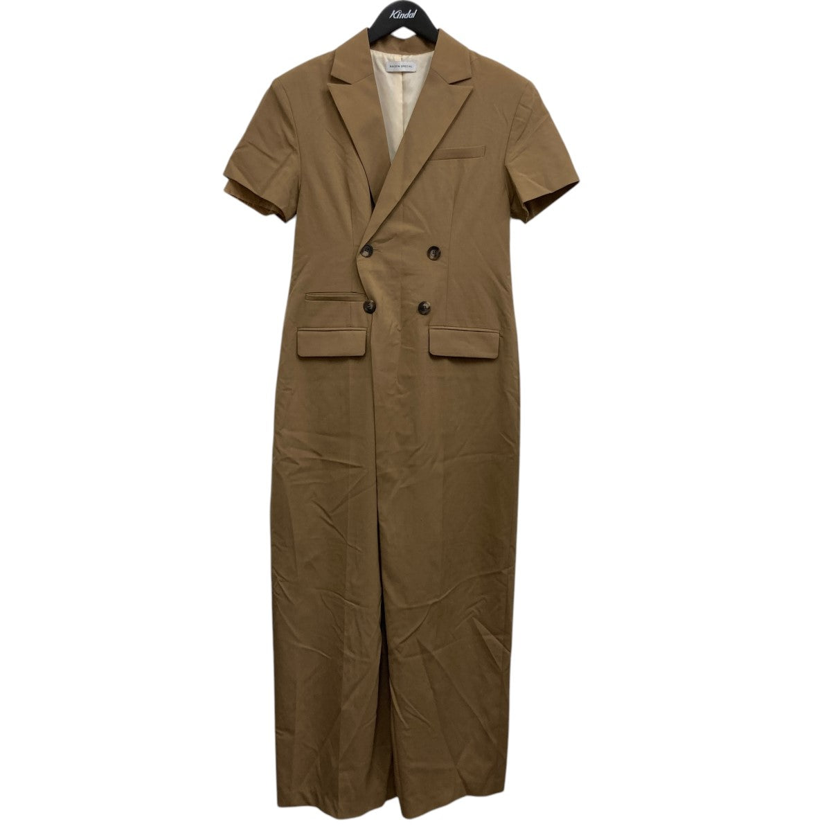 D501/未使用 MAISON SPECIAL オールインワン ワイド リネン混
