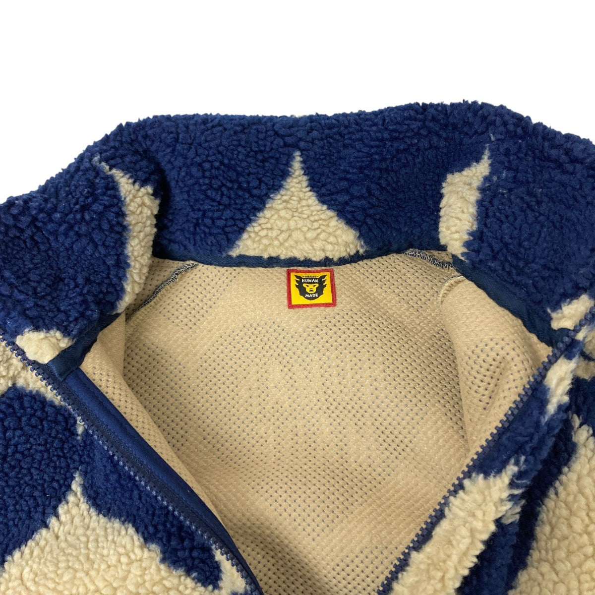 HUMAN MADE ヒューマンメイド　ボアジャケット（値下げ交渉可能） HUMAN MADE 2022FW BOA FLEECE PULLOVER WHITE 2XLサイズヒューマン