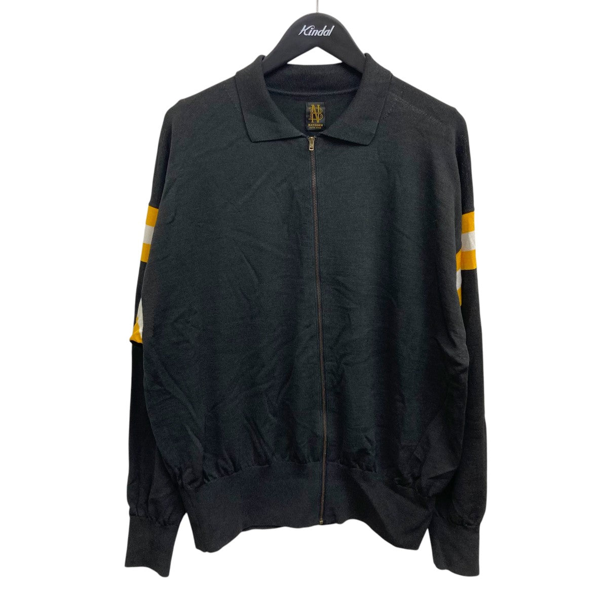 BATONER カシミヤ100% グレー ジップアップセーター カシミヤ100％ ジップアップ | Material,Cashmere | FUKAKINET