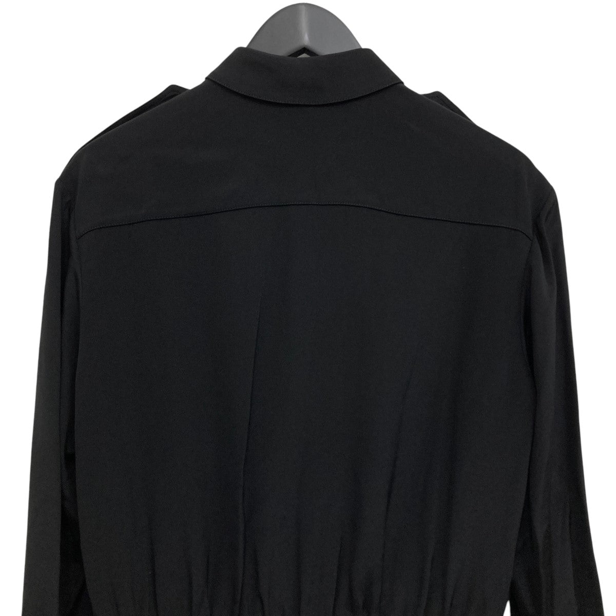 CELINE ワンピース CELINE セリーヌ Cotton Twill Trapeze Mini Dress シャツワンピース