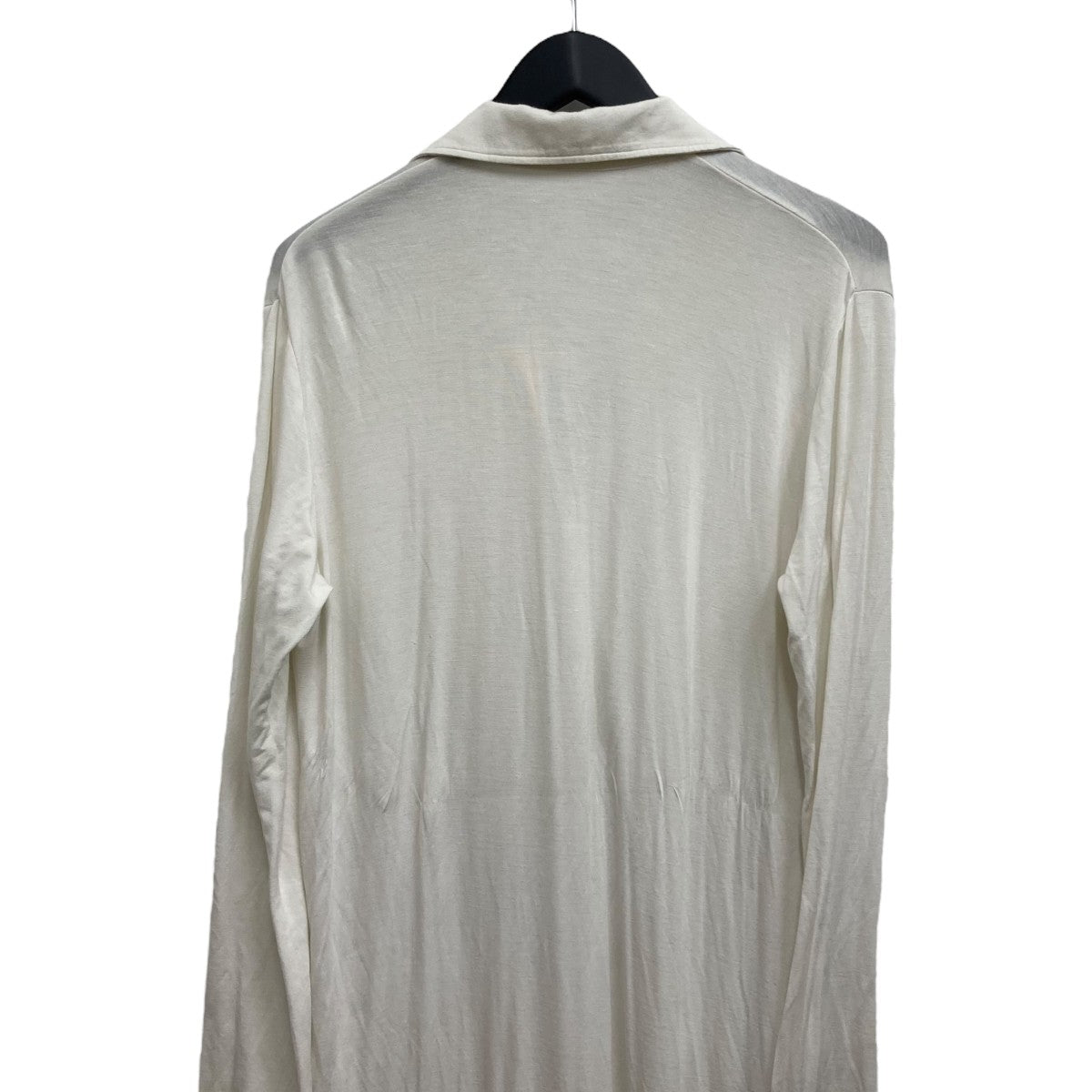 yo biotop(ヨー ビオトープ) Silk jersey collar dress シルク
