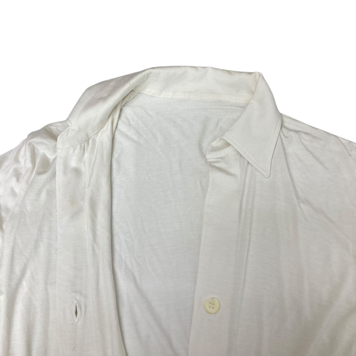 【送料無料/即納】  biotop(ヨー yo ビオトープ) シルク dress collar jersey Silk ワンピース