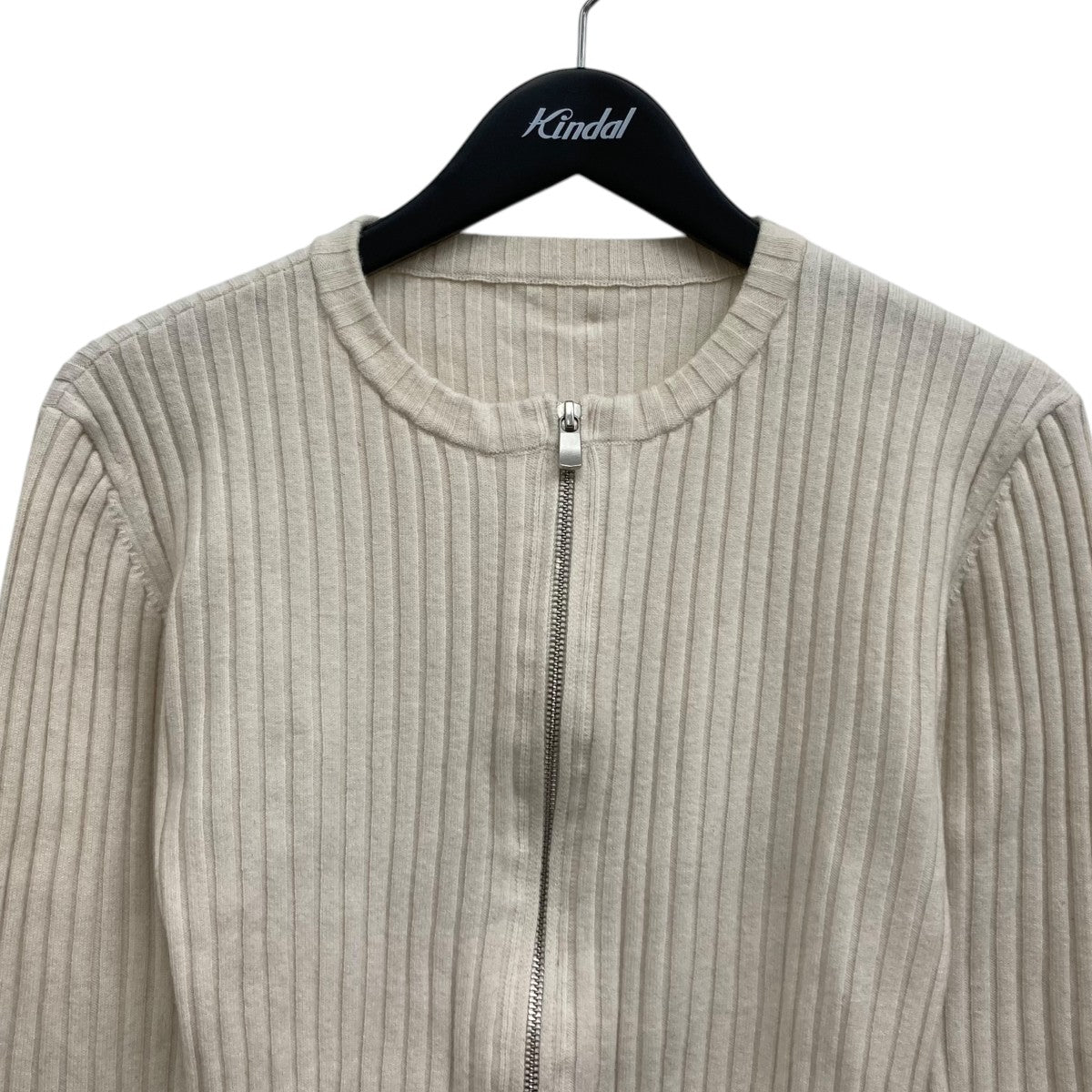 Wool zip short cardigan カーディガン