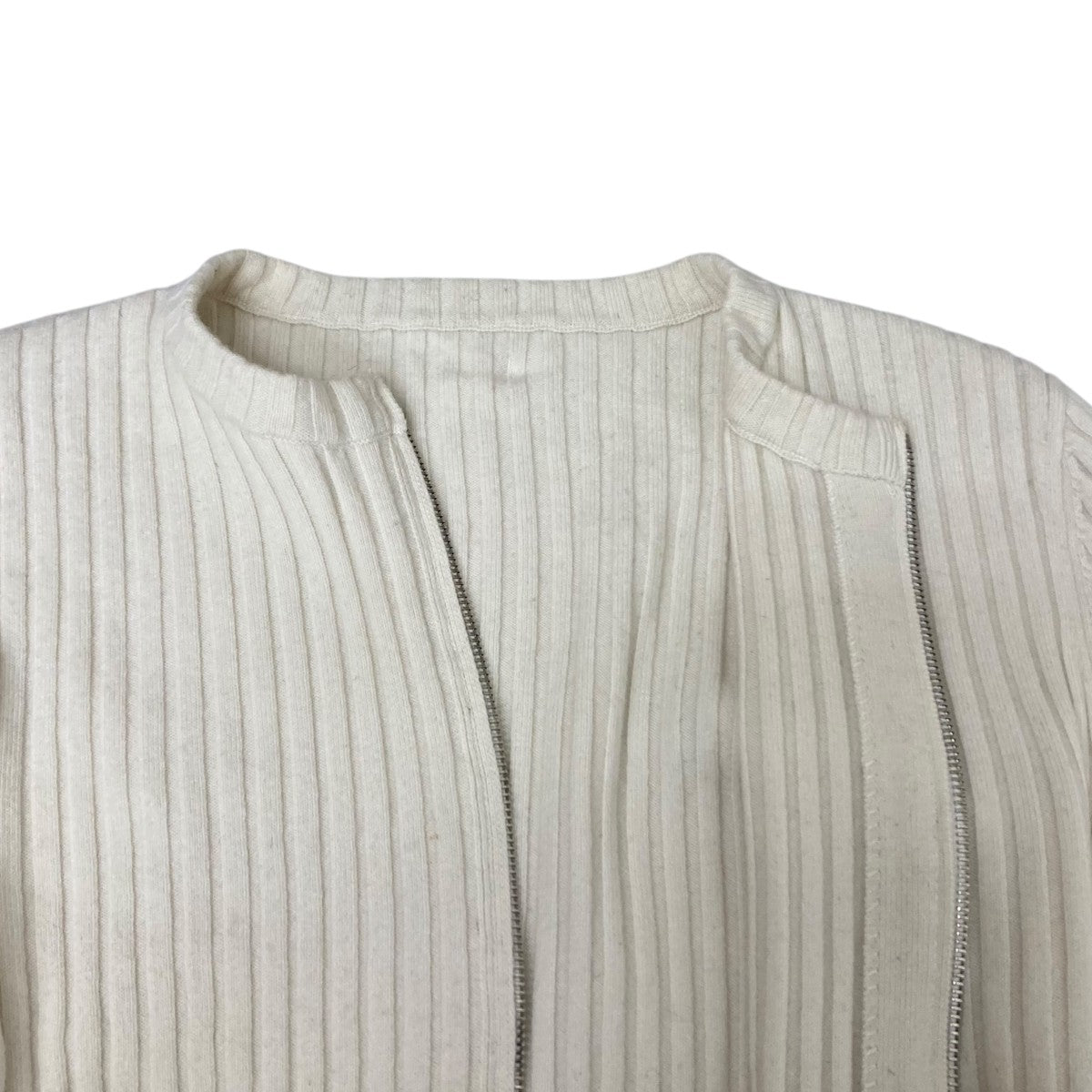 Wool zip short cardigan カーディガン
