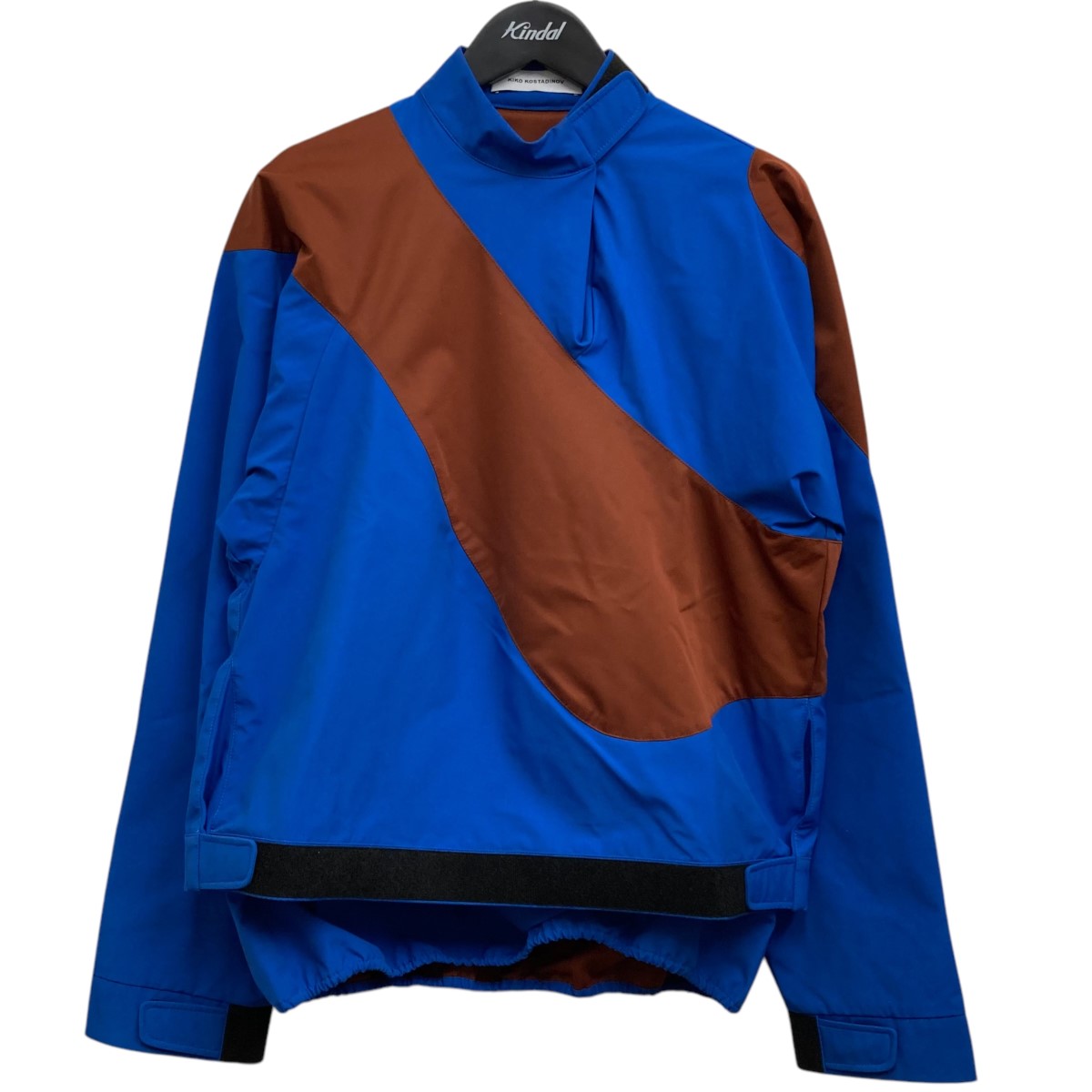 Kiko Kostadinov 18AW TWO TONE TEAR DROP SHOULDER TOP プルオーバージャケット 古着・中古-1枚目のアイテム画像