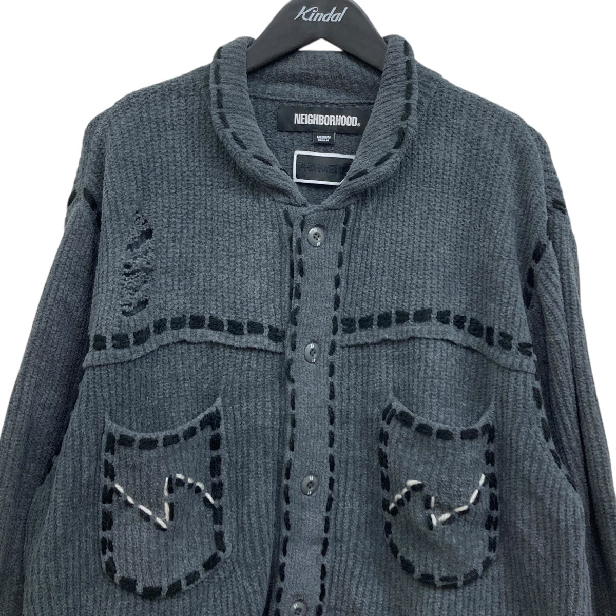 NEIGHBORHOOD×PHINGERIN ニットカーディガンPD-242-NH-KN-011 PD