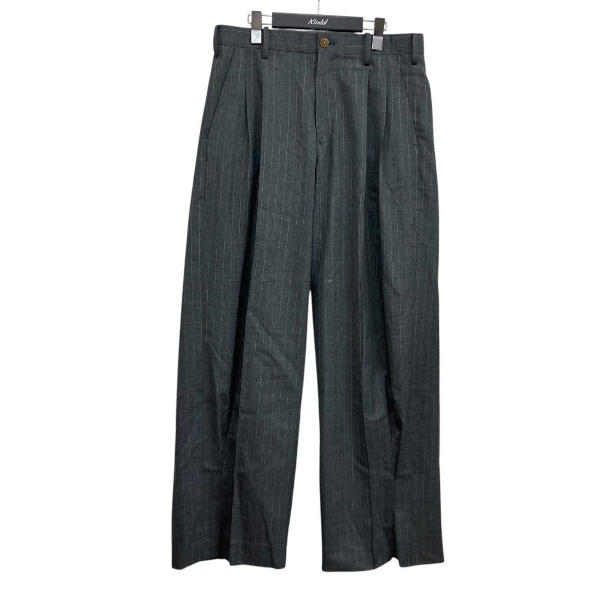 KHOKI(コッキ) Pinstripe-pattern pants ストライプパンツ 25ss