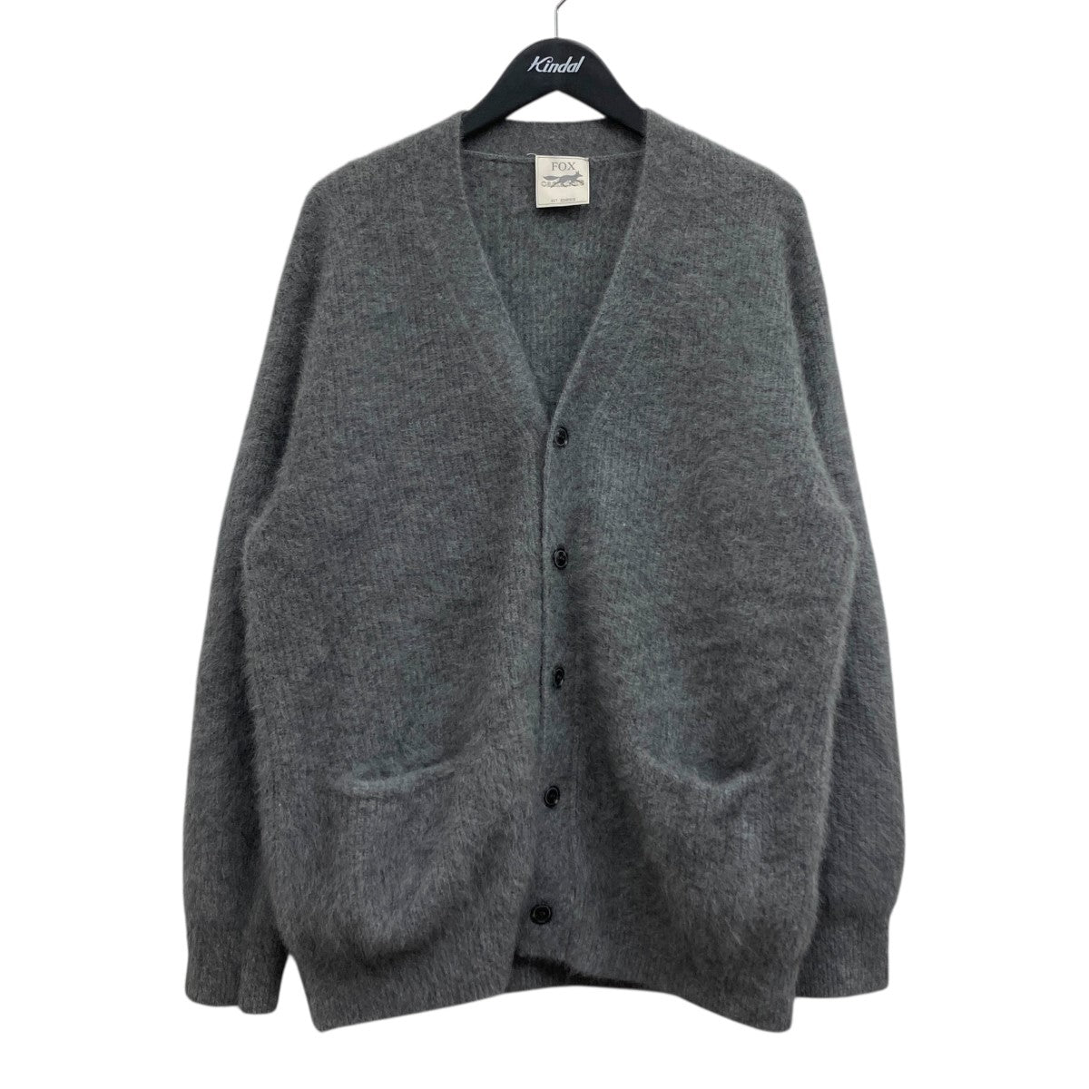 フォックス×カシミヤ カーディガン23-080-312-5000-3-0