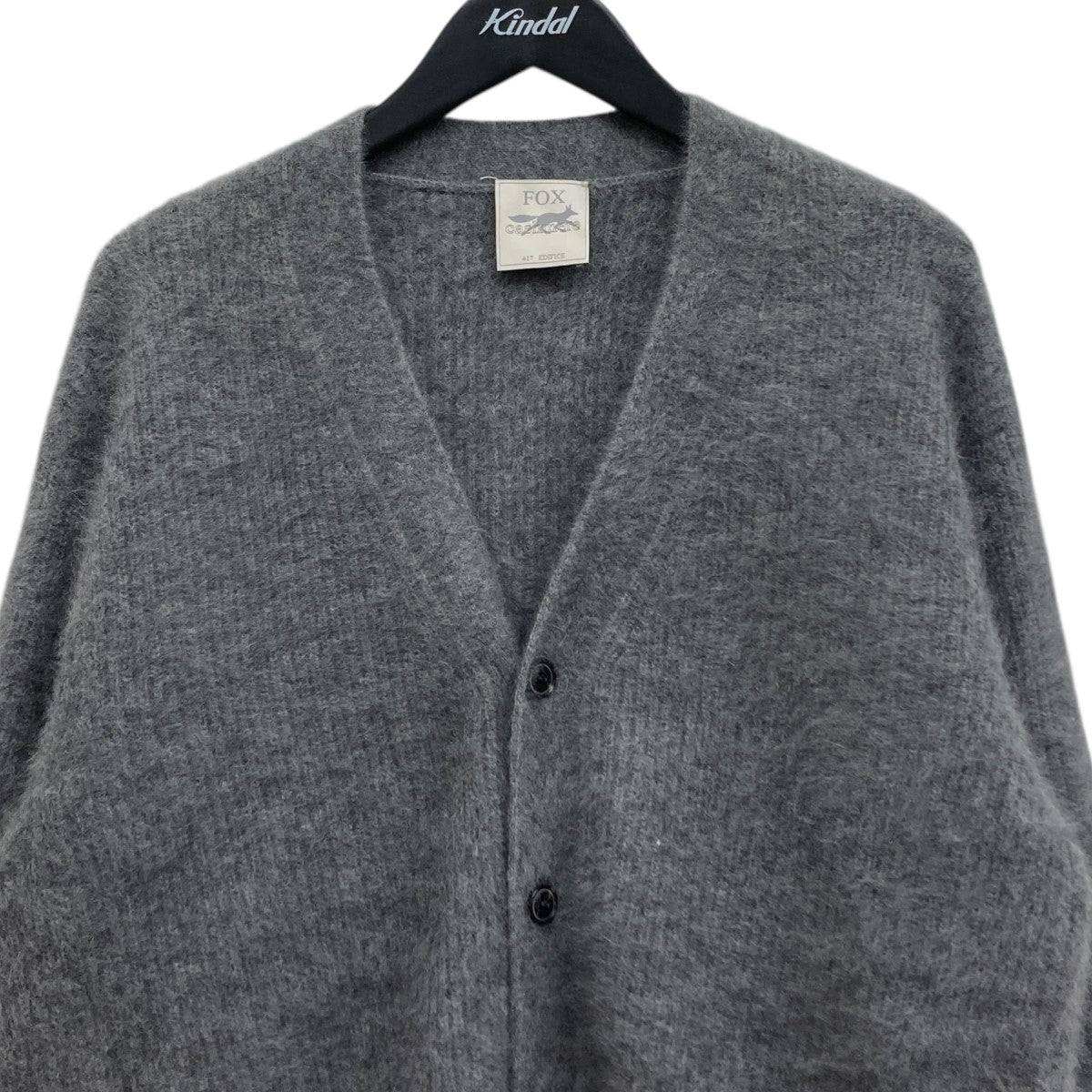 フォックス×カシミヤ カーディガン23-080-312-5000-3-0