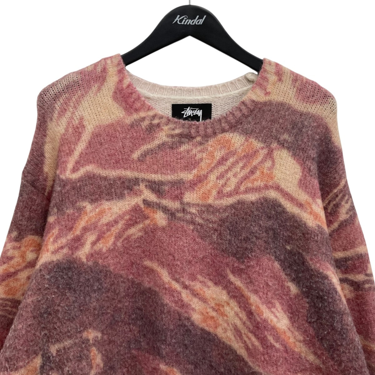 stussyステューシー22aw tigris print sweater Stussy 22AW TIGRIS PRINT SWEATER